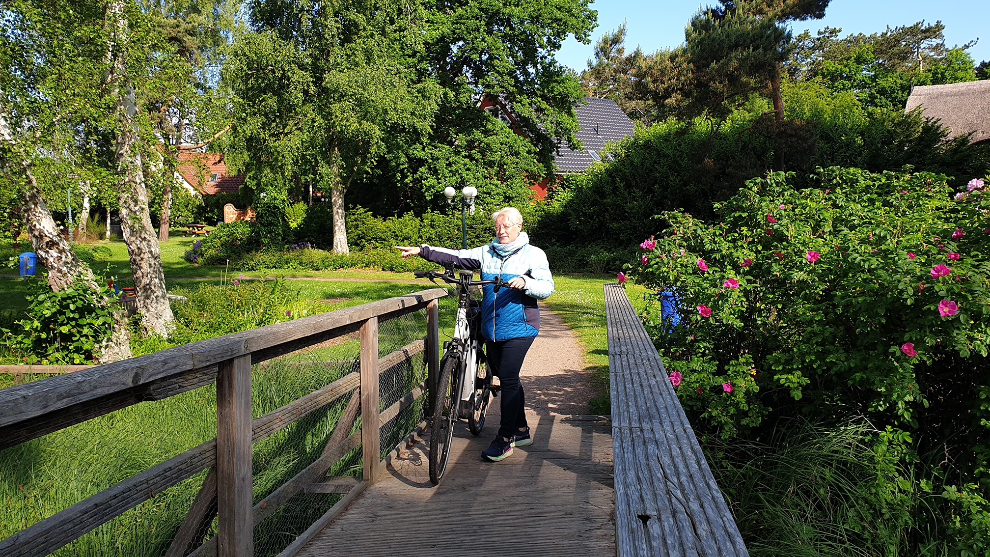 Radtour durch das Ostseebad Dierhagen mit Berit